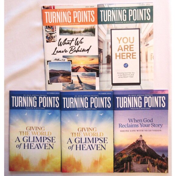 Lot 11 David Jeremiah Turning Points Magazine/Devotional 2023, 2024, 2025 New - Picture 4 of 5